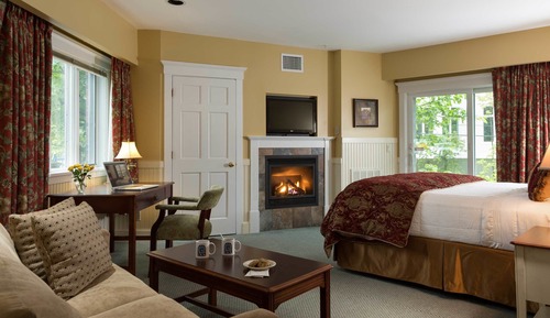 Suite, 1 cama de matrimonio grande, chimenea, vistas al río