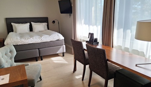 Habitación doble superior, 1 cama de matrimonio grande, vistas a la bahía