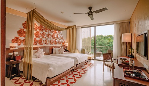 Habitación Deluxe con 1 cama doble o 2 individuales, vistas al jardín