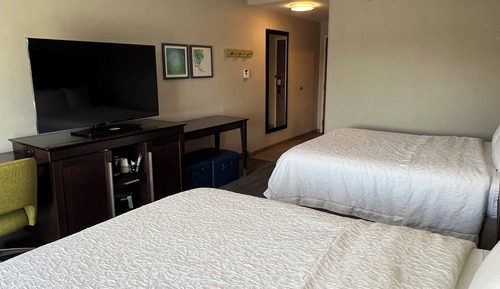 Habitación, 2 camas de matrimonio, accesible para personas con discapacidad, no fumadores