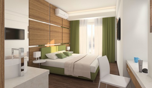 Habitación con 2 camas individuales