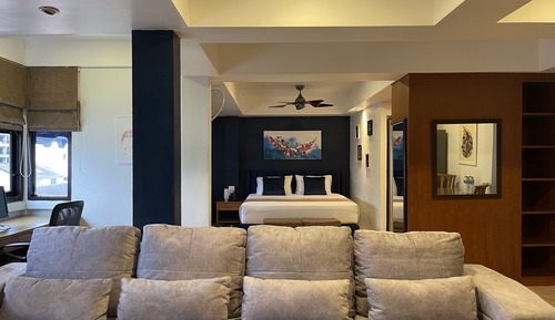 Ático, 1 cama de matrimonio grande