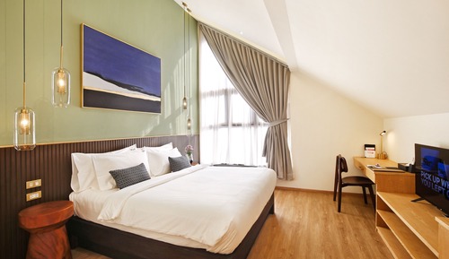 Suite junior, 1 cama de matrimonio grande, vistas al mar