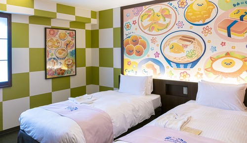 Habitación de diseño con 2 camas individuales, no fumadores (Gudetama)