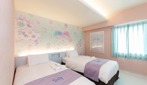 Habitación de diseño con 2 camas individuales, no fumadores (Little Twin Stars)