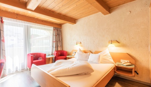 Habitación estándar doble, balcón (Hohe Munde)