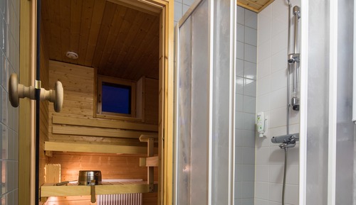 Estudio, sauna