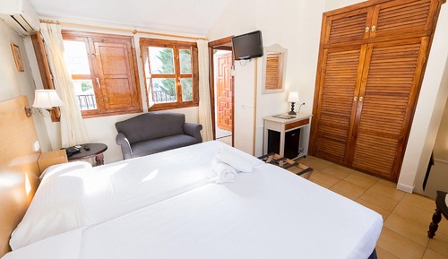 Habitación doble, terraza