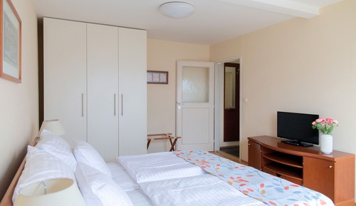 Suite estudio estándar, 1 cama de matrimonio, cocina, vistas a la ciudad