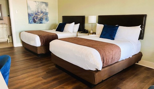 Habitación estándar, 2 camas de matrimonio, no fumadores, planta baja
