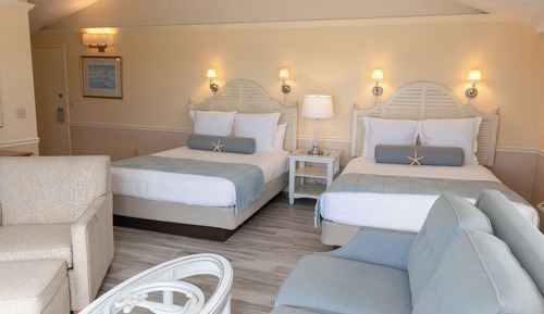 Suite estudio Deluxe, 2 camas de matrimonio, vistas al puerto