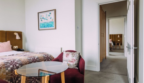 Habitación familiar, vistas al mar