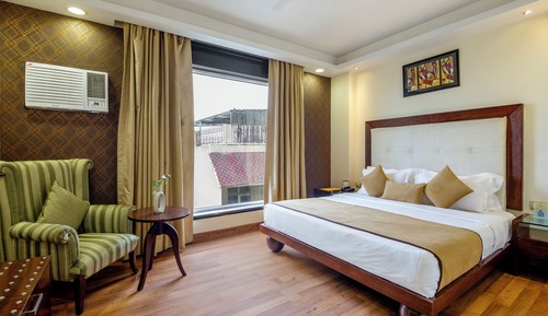 Habitación Deluxe con 1 cama doble o 2 individuales, vistas a la ciudad