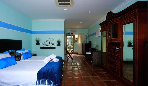 Habitación Premium con 1 cama doble o 2 individuales, acceso a la piscina, vistas al jardín
