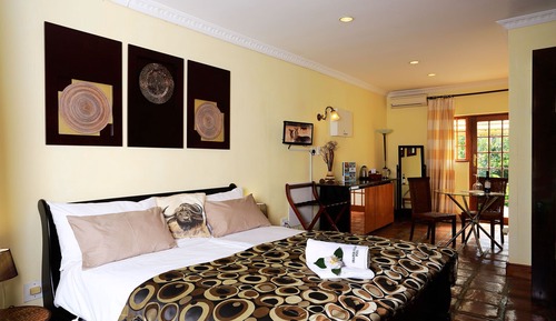 Habitación Premium doble, acceso a la piscina, vistas al jardín