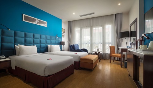 Habitación ejecutiva con 2 camas individuales, no fumadores, vistas a la ciudad