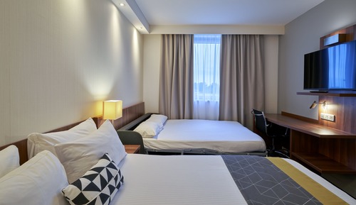 Habitación estándar, 1 cama de matrimonio con sofá cama