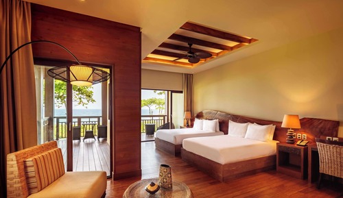 Junior Suite con 2 Camas Queen - Frente al mar