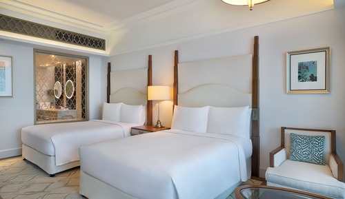 Palm Sea View Two Queen Deluxe Room