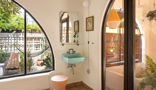 Suite romántica, 1 cama de matrimonio grande, terraza, vistas al jardín