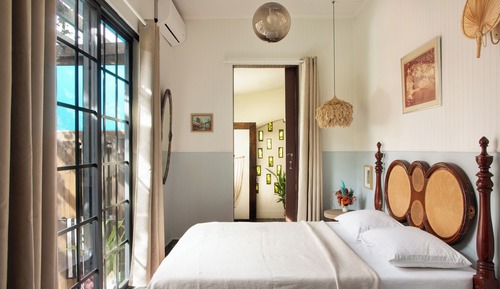 Habitación de diseño doble, 1 cama de matrimonio, patio