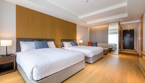 Habitación Premier con 2 camas individuales, en edificio anexo (Ocean View or Pool Access)