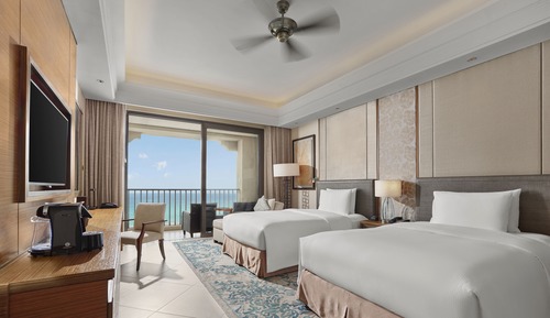 Habitación Grand con 2 camas individuales, vistas al mar