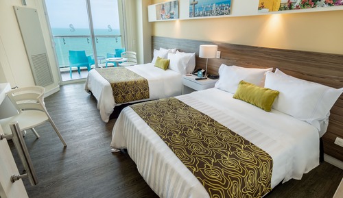 Habitación estándar, 2 camas individuales, vistas al mar