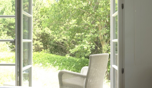 Habitación Confort doble, en la zona del jardín