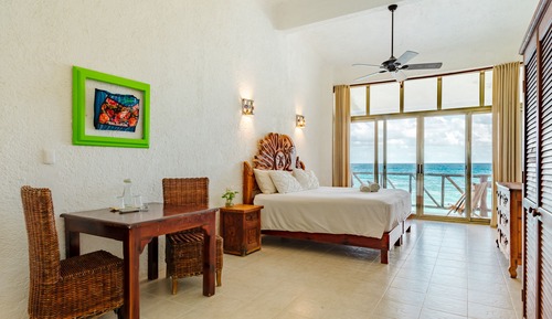 Habitación superior, 1 cama de matrimonio grande, vistas al mar