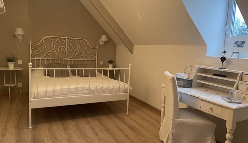 Habitación estándar doble, baño privado, vistas al jardín