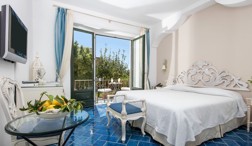 Habitación Deluxe doble, 1 cama doble o 2 individuales, balcón, vistas al jardín