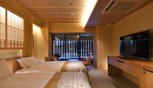 Habitación ejecutiva con 2 camas individuales, no fumadores (Kotone, Open-Air hot spring bath)