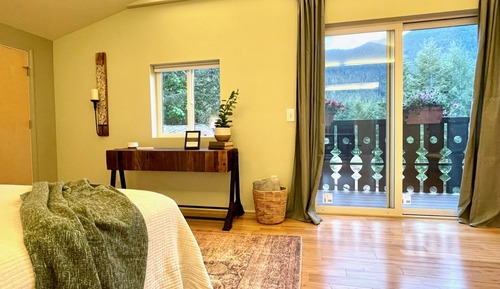 Suite estudio Deluxe, varias camas, balcón, vistas a la montaña