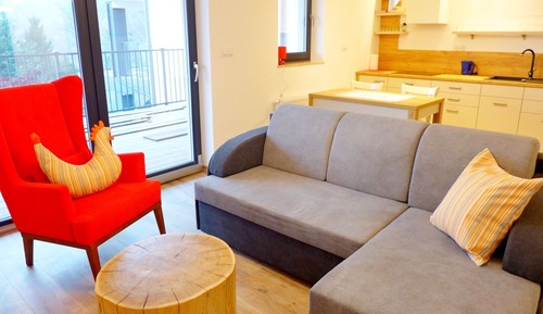 Apartamento estándar, 1 cama doble con sofá cama
