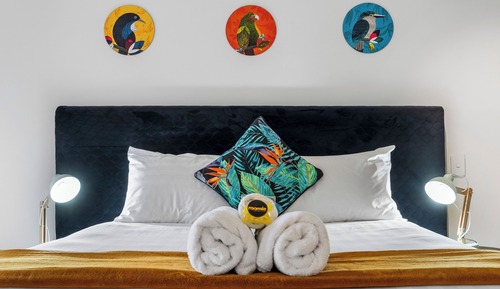 Estudio, 1 cama de matrimonio