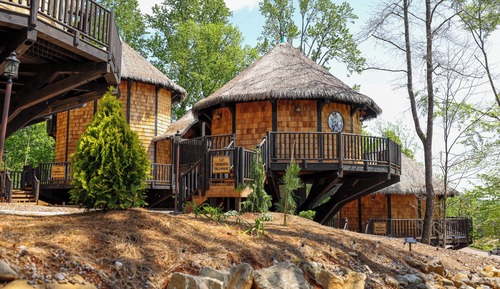 Casa de lujo en un árbol, 1 cama de matrimonio grande, no fumadores, vistas al jardín
