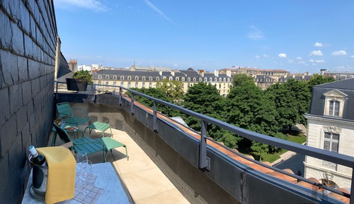 Habitación panorámica, 1 cama de matrimonio, no fumadores, vistas a la ciudad