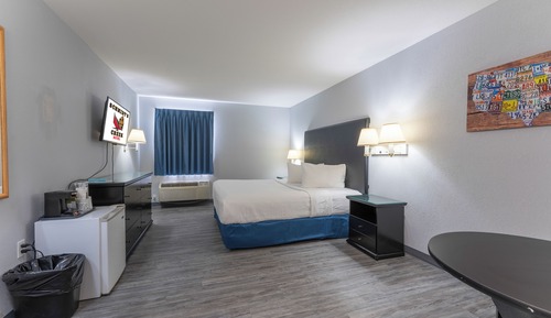 Habitación individual básica, 1 cama de matrimonio grande