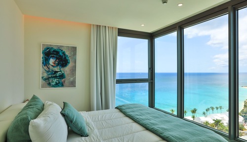 Apartamento Deluxe, 2 habitaciones, balcón, vistas a la playa