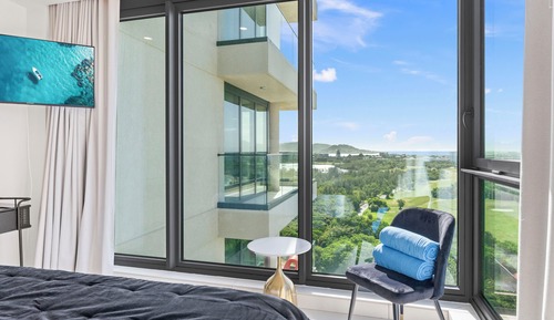 Apartamento Deluxe, 2 habitaciones, vistas a la playa