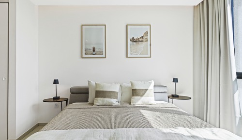 Apartamento Deluxe, 2 habitaciones, balcón, vistas a la playa