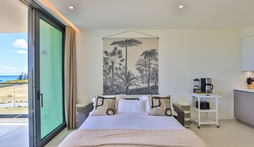Estudio Confort, 1 cama de matrimonio grande, balcón, vistas a la playa