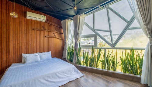 Habitación Deluxe, bañera, vistas a la montaña