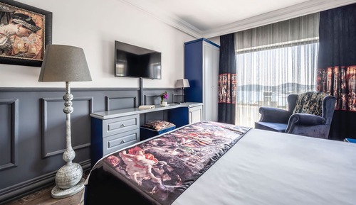 Habitación de diseño, 1 cama de matrimonio, vistas al mar