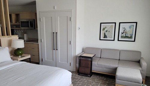 Estudio estándar, 1 cama de matrimonio grande con sofá cama (Hearing Accessible)