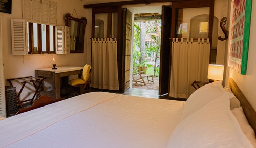 Habitación superior, vistas al jardín
