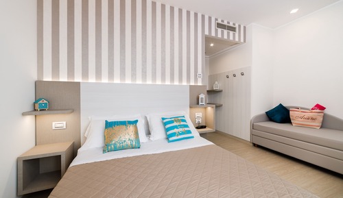 Habitación cuádruple estándar, vistas al mar