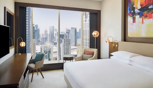 Habitación Deluxe, 1 cama de matrimonio grande, no fumadores, vistas a la ciudad