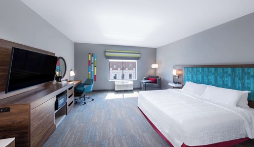Habitación, 1 cama de matrimonio grande, accesible para personas con discapacidad, bañera